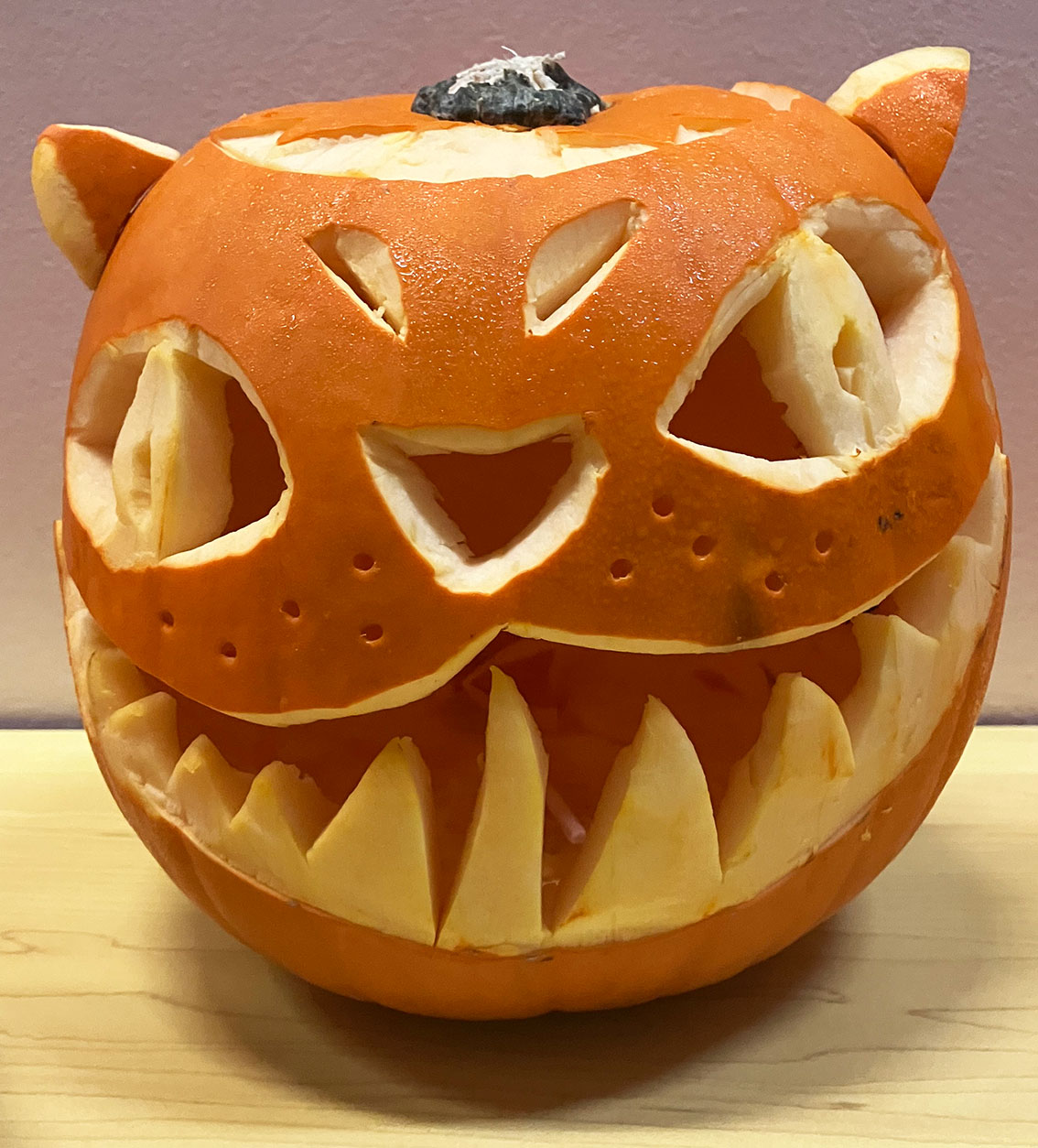 Feline Pumpkin Carving