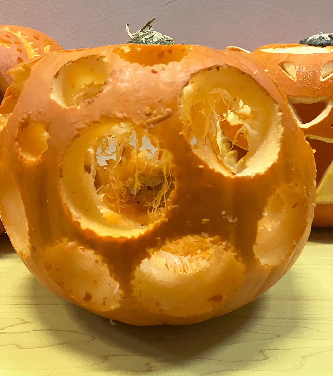 Holey Pumpkin Carving