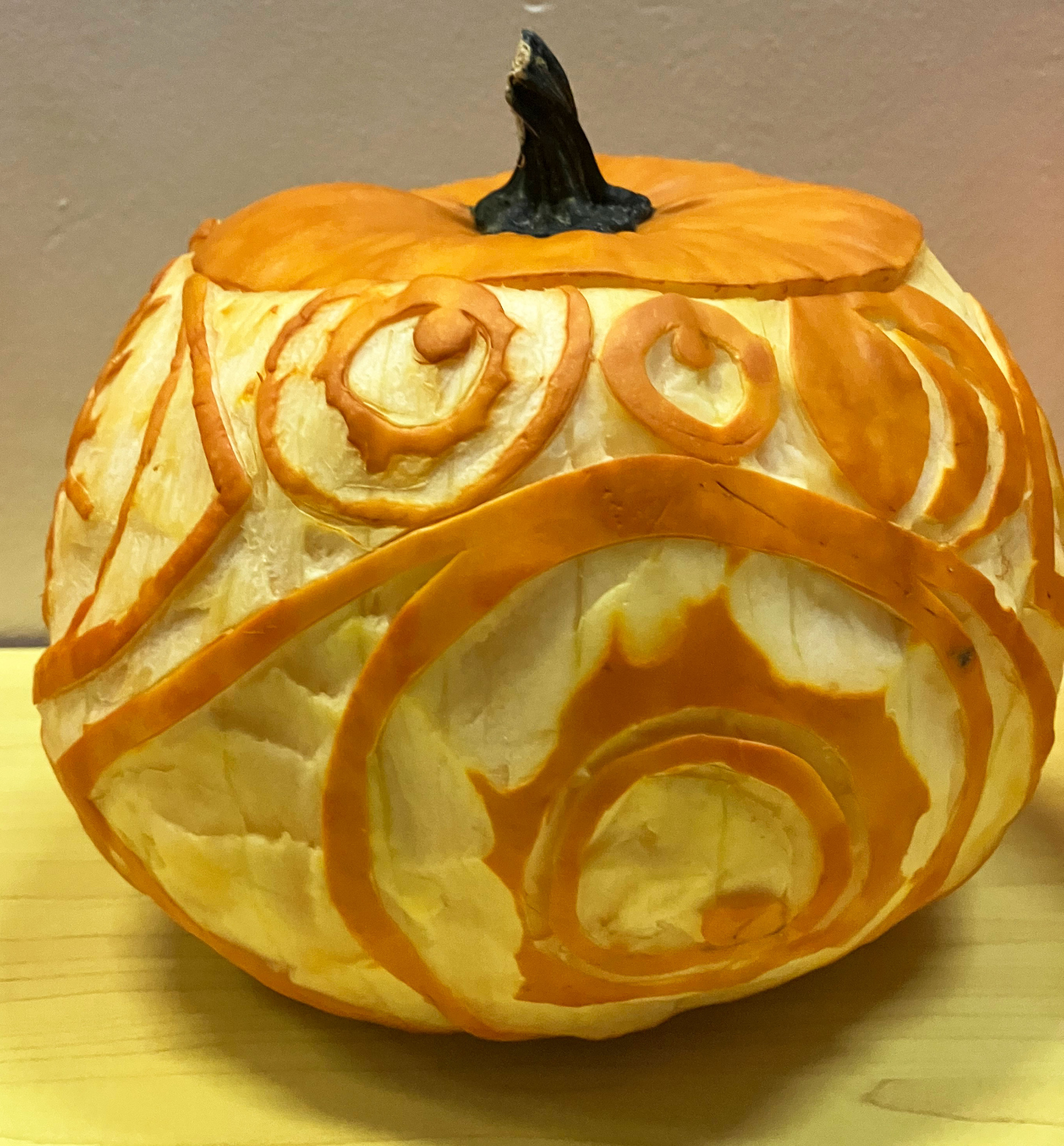 Ornate Pumpkin Carving