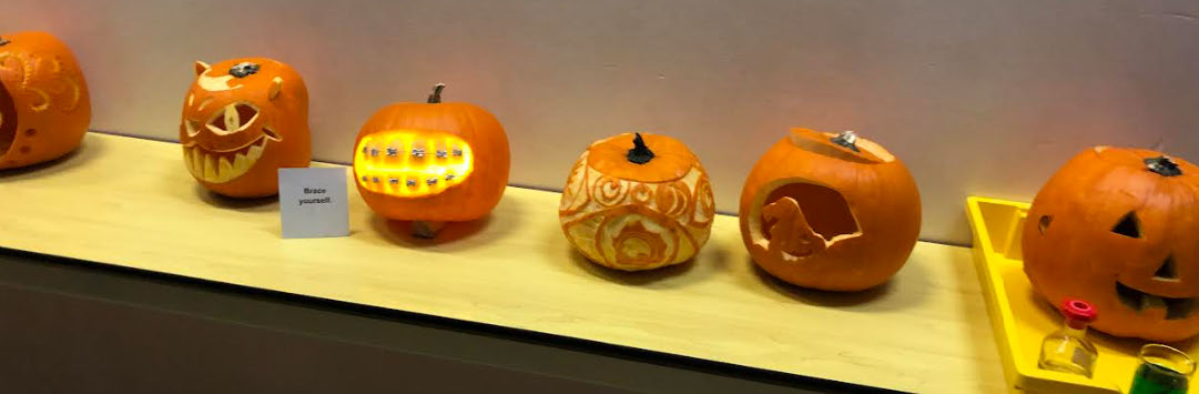 Variety of Pumpkin Carvings