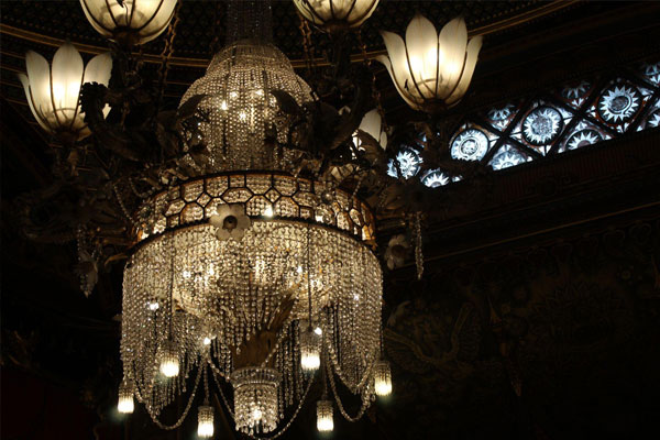 Ornate chandelier