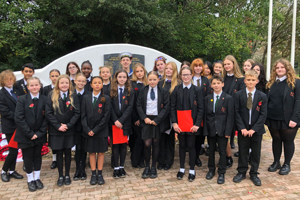 Armistice Day - student group photo