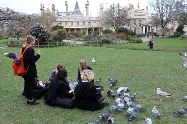 Lunch at the Brighton Pavillion