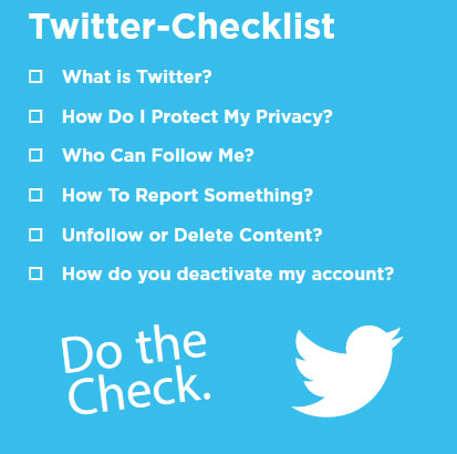Twitter Checklist