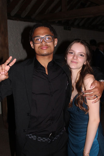 Students at the Prom