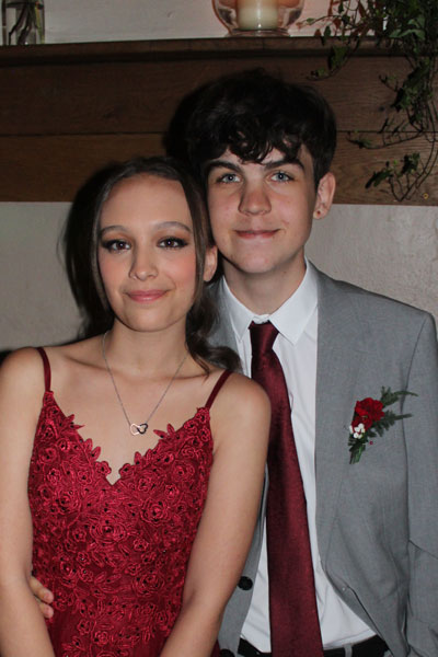 Students at the Prom