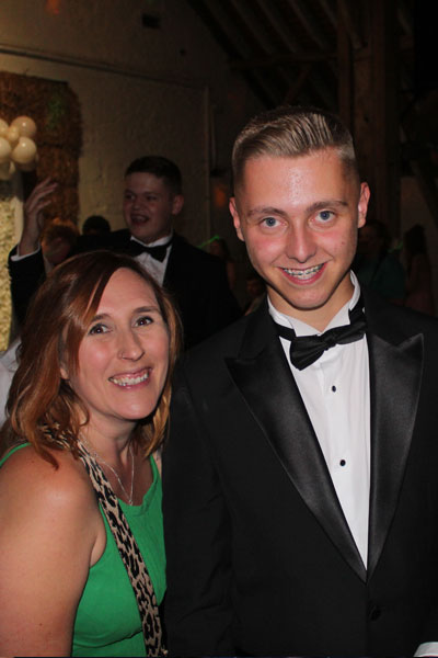 Students at the Prom