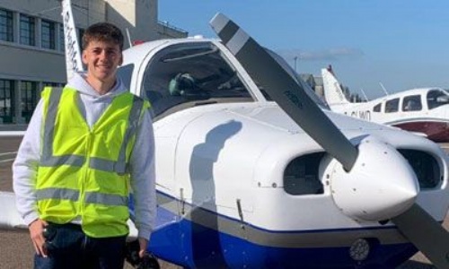 Harrison is taking his private pilot licence
